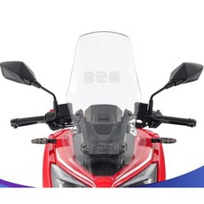 ADV125 윈드스크린 롱 스크린 호환 투명 (+5cm), 투명-(+20cm), 1개