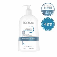 [병원용 1000ml] 바이오더마 아토덤 인텐시브 젤무쌍 특대용량 약산성 저자극 클렌저 - 대용량젤클렌저