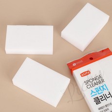 GOS 스펀지 클리너 3매 타일청소스펀지, 1개