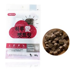 하루애 가수분해 펫트릿 면역n에너지 100g 강아지간식, 1개