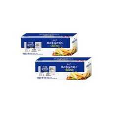 소와나무 트리플 슬라이스 멀티 1.8kg 대용량 100매입 2개