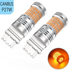 2 배 canbus led 자동 회전 신호 빛 t25 p27w 3156 ba15s p21w w21w 램프 턴 신호에 대 한 전구 자동차 브레이크 라이트 앰버 12v, T25 3156 P27W