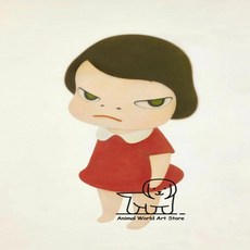 나라 요시토모 아트 드림 인형 만화 포스터 및 프린트 캔버스 페인팅 벽 레트로 스타일 그림 거실 홈 데