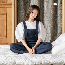 누움 첫눈 토퍼 바닥이불매트 요 알러지케어 진드기방지타퍼 슈퍼싱글퀸사이즈 두툼한 겨울여름, 진회색