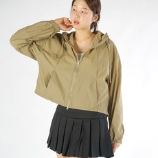 여성후드바람막이