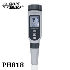 pH 측정기 펜 유형 수질 테스터 산도 계 PH 산도 측정기 수족관 산도 측정기 물 측정 PH818 PH 미터, 중국