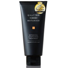 콰트로보타니코 씻어 내다 트리트먼트 남성 보타니컬 스캘프 헤어 만다린 고사리나무향 180g 컨디셔너- 보습 곱슬머리 푸석푸석한 맛 다메지 헤드스파 케어 두피케어 스칼프케어, 1개, 210g