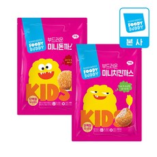 [어린이용] 푸디버디 미니 돈까스480g+미니 치킨까스 480g 2종 세트, 1개, 480g
