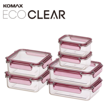 코멕스 ECO CLEAR 보관용기 6종세트, 단일속성