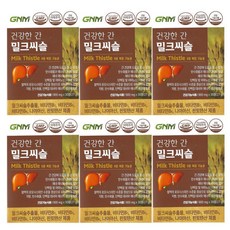 GNM자연의품격 건강한 간 밀크씨슬 900mg 30정 6개