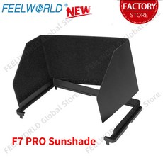 모니터햇빛가리개 모니터 커버 후드 FEELWORLD F7 PRO 휴대용 경량 차양 선후드 7 인치 4K HDMI 입력 카메라 DSLR 필드 유연한 설치, 1개
