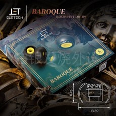 바로크이어팁 BAROQUE 이어팁 프리미엄 부드럽고 편안한 방음, 옐로우/ L사이즈/ 1쌍