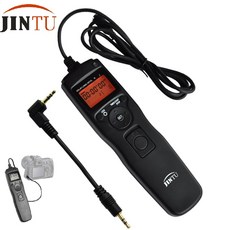 JINTU 카메라 원격 셔터 릴리즈 RS-60E3 시간 경과 인터벌로미터 캐논 호환 T7i 700D 650D 600D 550D 500D, 한개옵션0, 1개