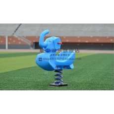 스프링 목마 어린이집 흔들 리어카 용수철 목마 시소, O, 1개