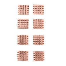 Zeyuan 8pcs 구리 방열판 메모리 칩셋 DDR RAM 쿨러 고열 방열판, 설명