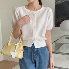 여성여름니트가디건