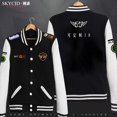 야구의류 게임 히어로 연맹 SKTT1클랜 단체복 야구유니폼 재킷 후드티 자켓 skt1경기 FAKER옷