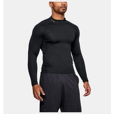 언더아머 남성 HeatGear® 아머 컴프레션 긴팔 모크넥 티셔츠(1289559-001)