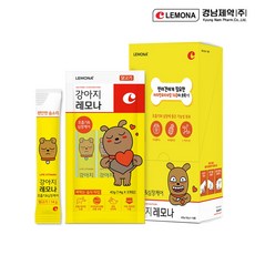 [경남제약] 강아지 레모나 호흡기&심장케어 (닭고기) 강아지 영양제 츄르타입 / L-카르니틴 타우린 비타민 미네랄, 30개