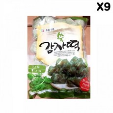 1.5K)X9 쑥감자떡(주호 FK, 1.5kg, 9개