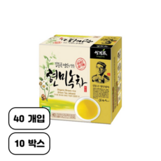 김동곤명인이만든유기농현미녹차작설, 1.2g, 40개입, 10개