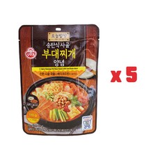 오늘밥상 송탄식사골부대찌개양념110g 5개, 110g