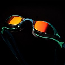 스피도 Fastskin 퓨어포커스 아시안핏 미러 수경 8-11779D624 GreenGlow