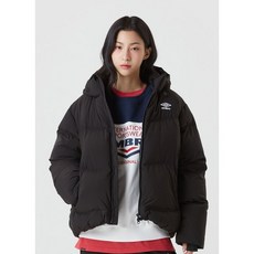 [백화점매장판] 엄브로 남녀공용 액티브 플라이트 후드 구스다운 자켓 UP423SDJN1BLK