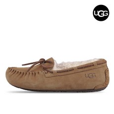 UGG 어그 다코타 여성 양털 모카신 방한 로퍼 체스트넛 5296-CHE