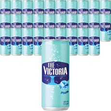 Victoria 碳酸水罐裝 原味, 250ml, 90個