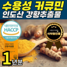 염증에 좋은 영양제 수용성 커큐민 200mg 인도산 강황추출물 환 캡슐 만성염증 항산화제 피로감소 면역 소화기능 향상, 6개, 60정