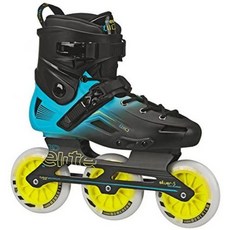 [아마존베스트]Roller Derby Elite Alpha 110mm 3-Wheel Inline Skate, BlackBlue_4, 4, BlackBlue