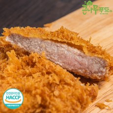 큰나무푸드 흑돼지 돈까스 100g 실속형 묶음포장