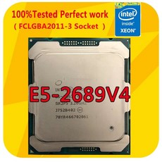 X99-F8 마더보드 + 인텔 제온 E5-2689V4 3.1GHZ 10 코어 25MB CPU 프로세서 165W LGA2011-3 DDR4 2400mhz, 04 냉각