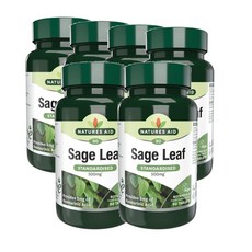 영국 네이처스 에이드 natures aid Sage Leaf 세이지 잎 50mg 로사마린산 2mg 90정, 6개, 90개