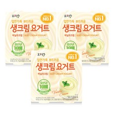 동원 소와나무 생크림요거트 바닐라크림, 3개, 4개입, 85g