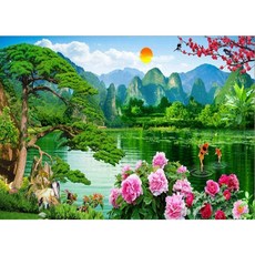 관세음보살보석십자수