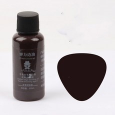 가죽 탄성 가장자리 오일 DIY 수제 소 소재 조각 벨트 자극 냄새없이 매트 수리, [01] 30ml, coffee, 1개