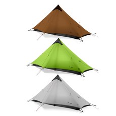  3FULGEAR 쓰리풀기어 란샨1 15D 초경량 백패킹 텐트 낚시 비박 국토종주, 3계절 화이트 