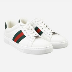 구찌 [명품]구찌 24SS 757943 AACAG 9055 여성 에이스 웹 스니커즈