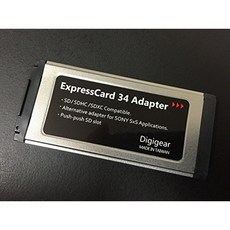 최대 2TB (8MB ~ 32 및 64GB 지원)의 SONY SXS PRO 카드 응용 프로그램 / 교체 용 익스프레스 카드 어댑터 / 리더에 대, 단일상품