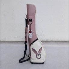 편리한 소형 버킷백 클럽 골프건 가방 연습백 하프백, 핑크