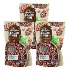 100% 페루산 로스팅 카카오닙스, 250g, 3개