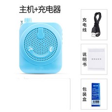 블루투스마이크 모던 미니 무선 확성기 교수전용 스피커 마이크 미니스피커 허리걸이 수업 강의 가이드 꿀벌, T19-블루업그레이드 버전+충전선
