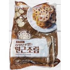 연근조림(반찬단지 냉장 1kg) 업소용 연근, 1kg, 1개