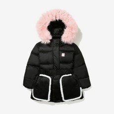 휠라 키즈 구스 스노우푸딩 다운 FK2DJE4108F BLK