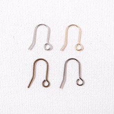 싼비즈 [9-502]낚시고리중 노스프링 약12x15mm 10쌍(20개)