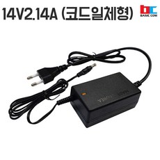 BASICCOM 국산 어댑터 14V2.14A 삼성 모니터호환 아답터 일체형, 단일품목