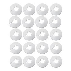 파이프 1/2 개 라디에이터 배수관 커버 벽 트림 16Mm 장식 20 흰색 인치, 1개