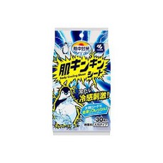 KOBAYASHI 코바야시 열사병 대책 스킨 시트 쿨 타입 무향료 30장 바디 시트 데오드란트, 단일, 1개